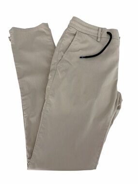 MASON'S Beige Milano Jogger Travel Extra Slim Stretch Chino Pants size 34